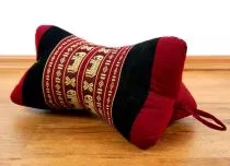 Nackenkissen, Sternkissen  *rot - Elefanten*