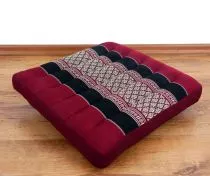 Sitzkissen, Stuhlkissen  *rot - schwarz*