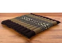 Steppkissen, Boden- bzw. Stuhlkissen *braun - Elefanten*