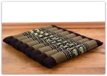 Steppkissen, Boden- bzw. Stuhlkissen *braun - Elefanten*