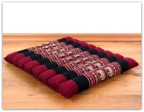 Steppkissen, Boden- bzw. Stuhlkissen *rot - Elefanten*