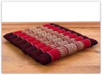 Steppkissen, Boden- bzw. Stuhlkissen *rubinrot*