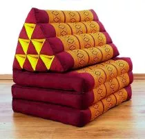 Thaikissen  *rot - gelb*