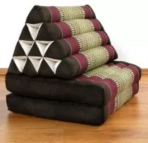 Thaikissen 2 Auflagen  *weinrot*