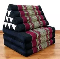 Thaikissen  *schwarz/rot*