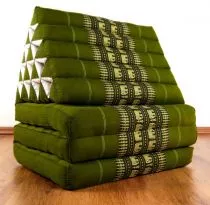 Thaikissen, XXL Dreieck  *grn / Elefanten*